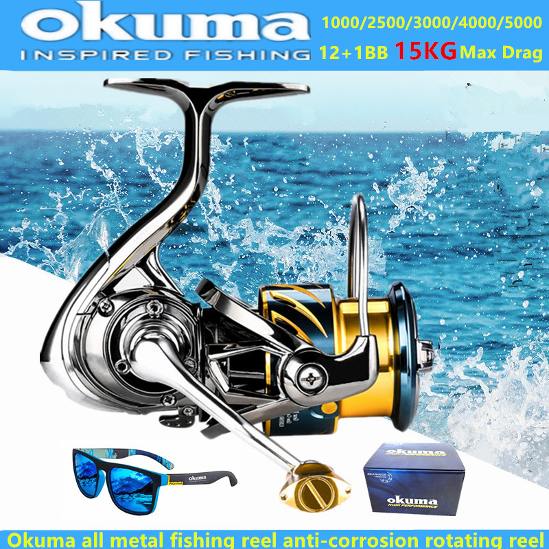 Trolling Reel - Moulinet de pêche tout métal Okuma
