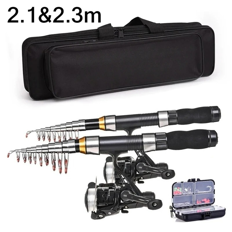Reel Bag - BRAVMAK 2.1/2.3 mTelescopique canne à pêche