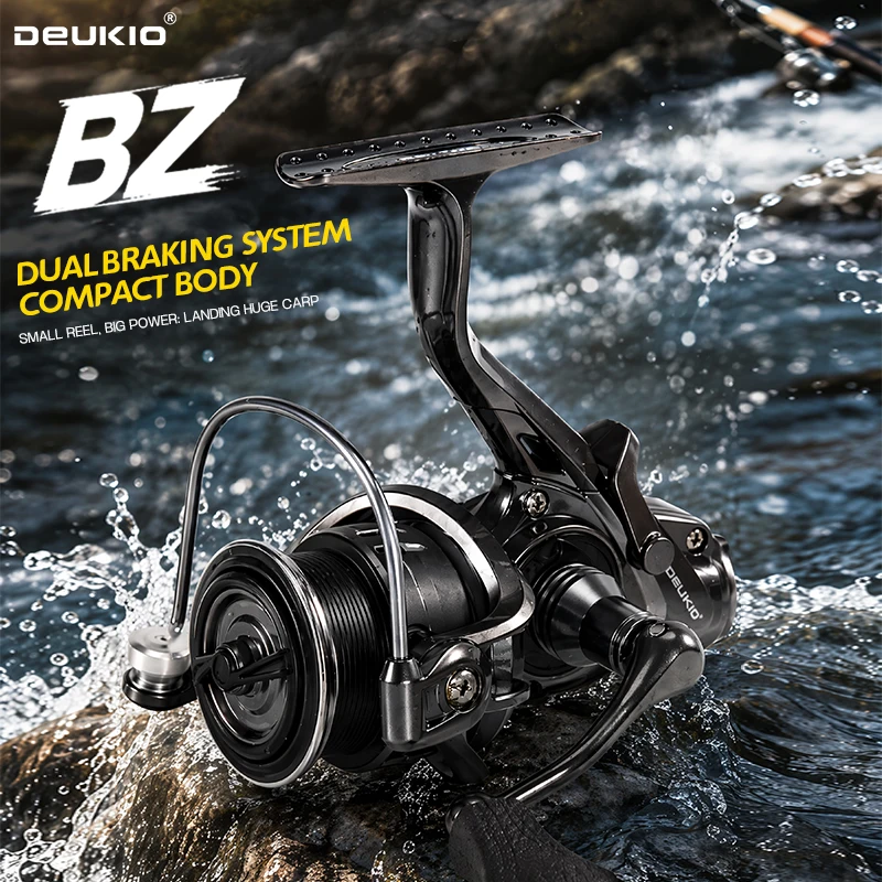 Trolling Reel - DEUKIO Mini Moulinet de Pêche à