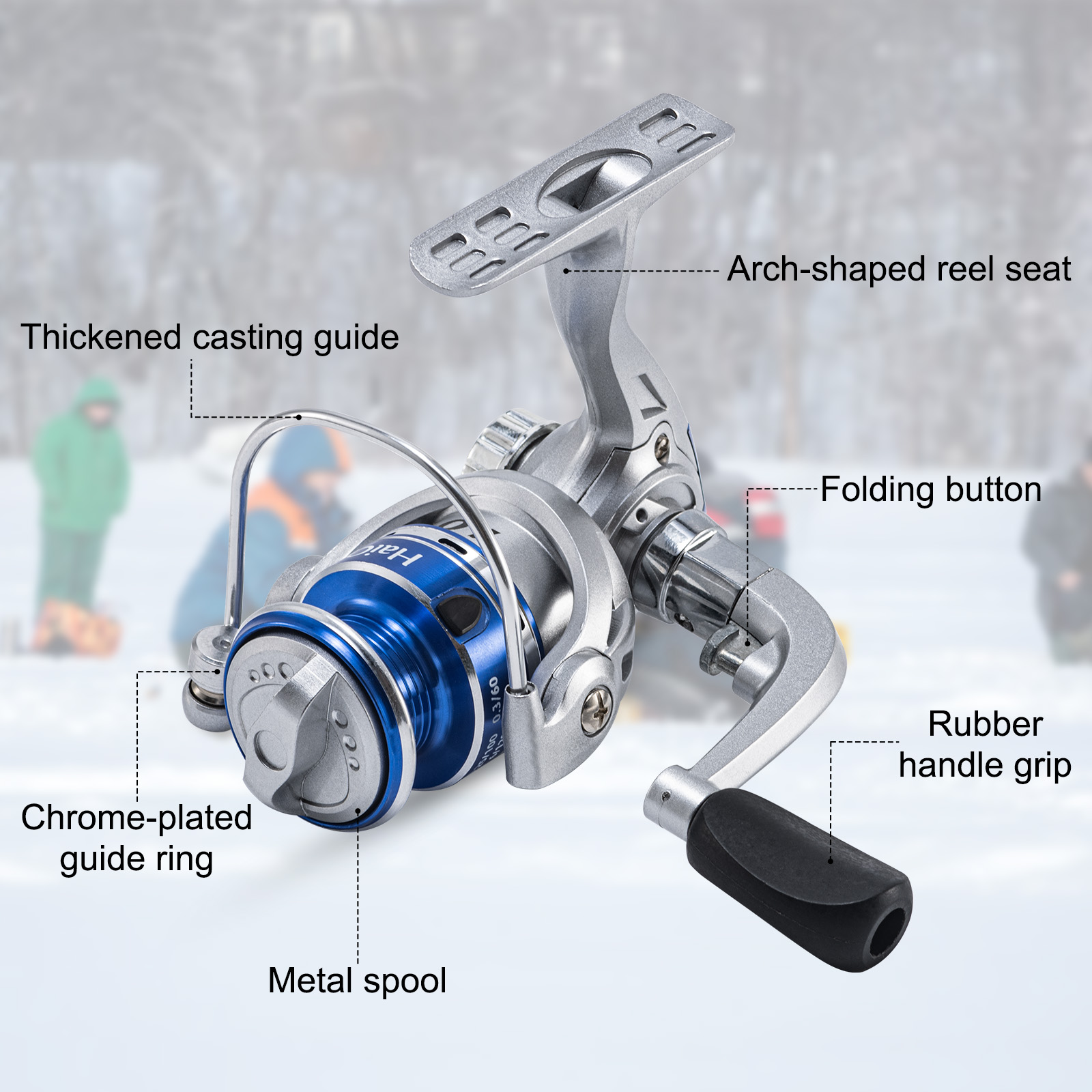 Goture Nouveaux Moulinets de P - Ice Fishing Reel avis et prix