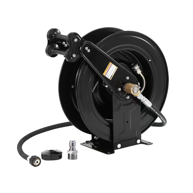 Bobine de tuyau rétractable au - Reel Oil avis et prix