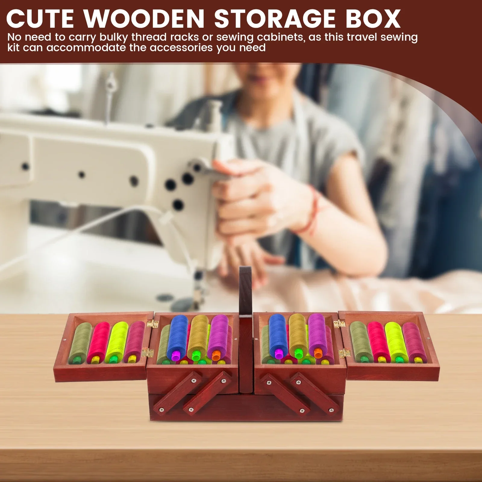 Boîte à fil à coudre extensibl - Reel Case avis et prix