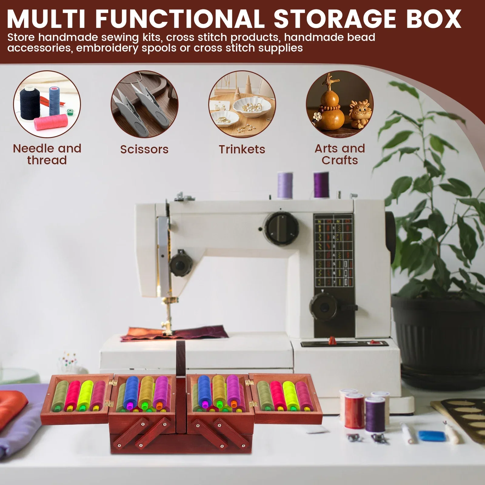Boîte à fil à coudre extensibl - Reel Case avis et prix