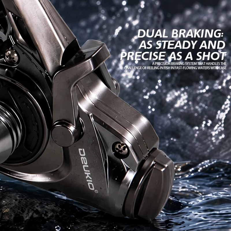DEUKIO Mini Moulinet de Pêche  - Trolling Reel avis et prix